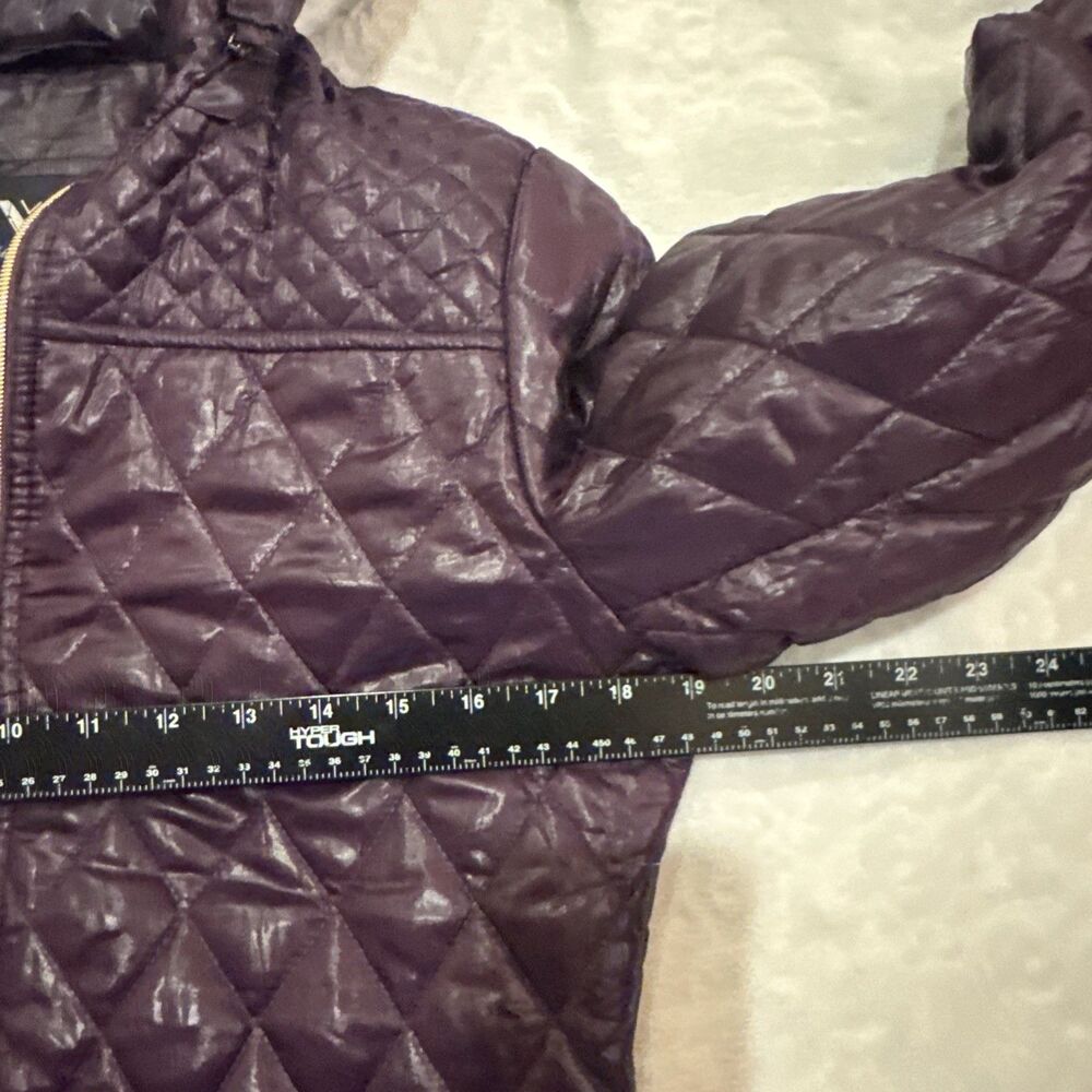 White Mark Puffer Jacket Size M - Picture 9 of 11